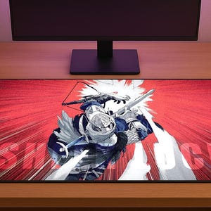 Elden Ring Nightreign Mouse Pad – Wylder “Sheer Luck” Art Desk Mat | Dark Fantasy Gaming Decor | Accessories for Elden Ring Fans