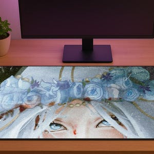 Elden Ring Nightreign Mouse Pad – Revenant Eyes Desk Mat | Enhanced Gaming Accessory for Soulslike & Dark Fantasy Fans