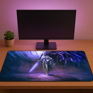 Elden Ring Nightreign Mouse Pad – Heolstor the Nightlord Boss Desk Mat | Dark Fantasy Gaming Pad | Gift for Soulslike Fans