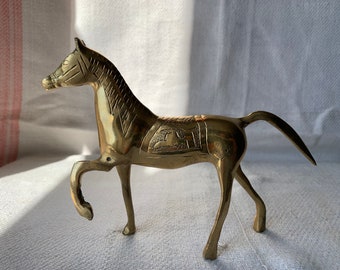 Handcrafted Brass Horse