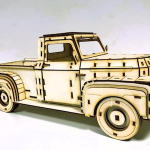 3D Puzzle Model Kit dxf svg eps ai cdr pdf