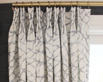 Jeffrey Alan Marks for Kravet Drapes in Waterpolo (shown in Cloud-comes in 4 colors)