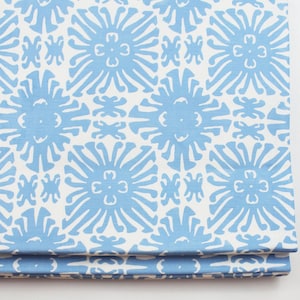 Quadrille China Seas Sigourney Small Scale Roman Shade (shown in French Blue on White -comes in many colors)
