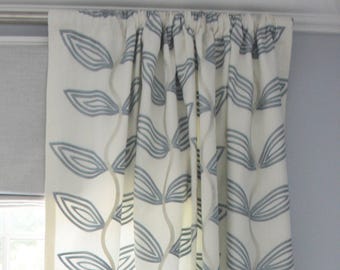 Slate Blue Drapes Etsy