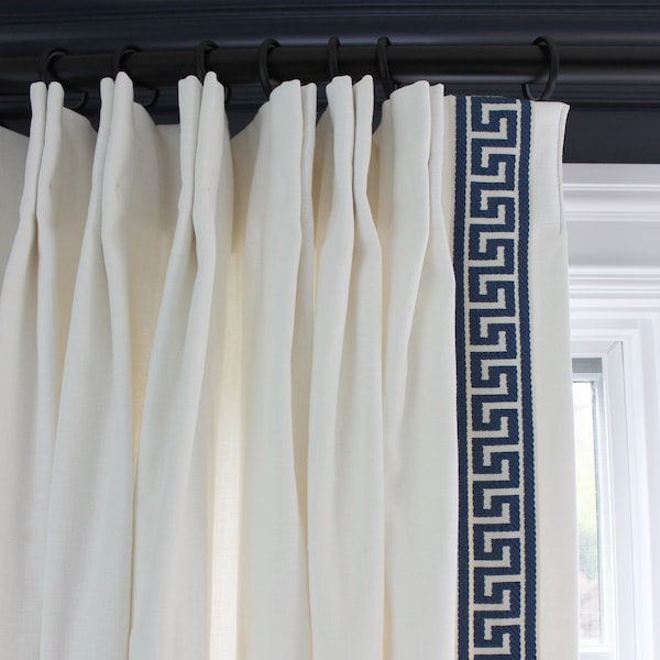 Greek Key Curtains Etsy