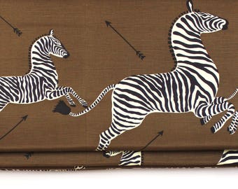 Scalamandre Zebras Roman Shades (shown in Safari Brown-comes in other colors)