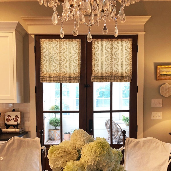 Sage Green Roman Shades Etsy