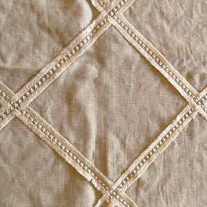 ON SALE - 16 X 24 Cowtan and Tout Jane Churchill Sorrento (Natural) Pillow (Both Sides-Made To Order)m