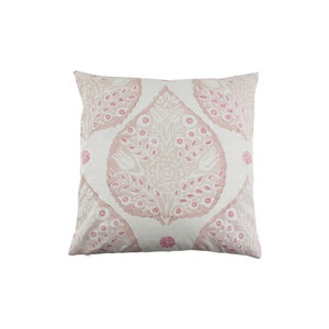 Galbraith & Paul Lotus Custom Pillows (Shown in Pink Custom Color Rose Quartz, Blossom, Punch)