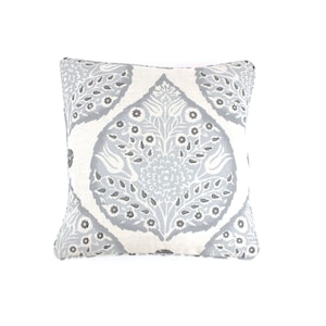 On Sale -14 X 18 Pillow Galbraith and Paul Lotus Light Cadet on Off White Linen Lumbar Knife Edge (Front Only - Made To Order)