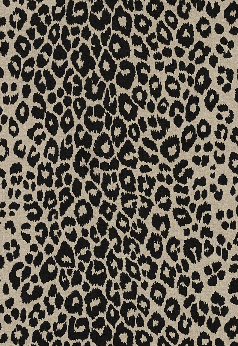 Schumacher Iconic Leopard Pillow Both Sides (Shown in Ink - comes in other colors) image 9