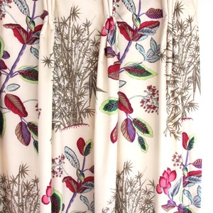 Quadrille Jardin Des Plantes Custom Drapes