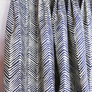 Quadrille Alan Campbell Petite Zig Zag Custom Roman Shade Petite Zig Zag comes in many colors image 7