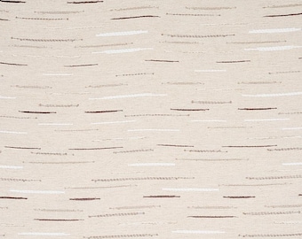 EN VENTA - Remanente de 2 1/8 yardas de tela Schumacher Leland Stripe Neutral (o cortina romana o almohadas personalizadas)