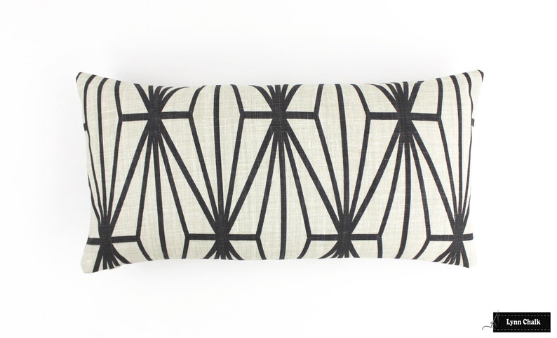 Kelly Wearstler for Lee Jofa Katana Pillows Both Sides-Shown in Jade/Teal image 4