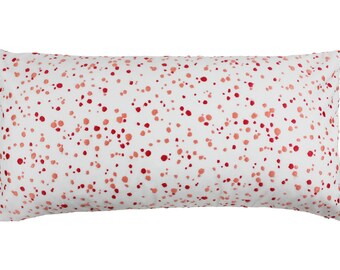 EN OFERTA - Skittles bordados Schumacher Lulu DK en almohada Punch/Coral (ambos lados - Hecho a pedido)