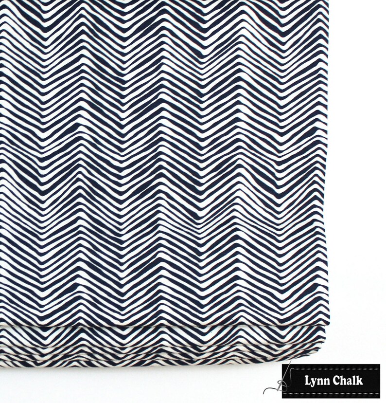 Quadrille Alan Campbell Petite Zig Zag Custom Roman Shade Petite Zig Zag comes in many colors image 4