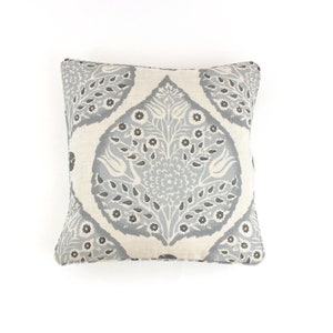On Sale -Galbraith and Paul Lotus Light Cadet on Logan Natural Linen 20 X 20 Pillow with self welting (Front Only - Made To Order)m