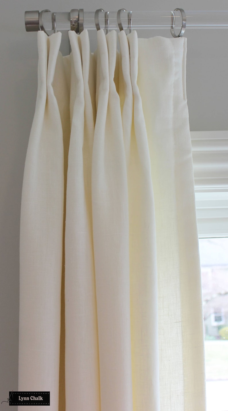 Custom Drapes Linen Drapes comes in many colors Etsy