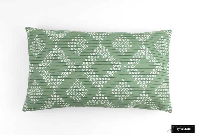 Sister Parish Pocantico Knife Edge Pillow both Sides-shown in - Etsy