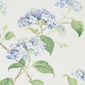 ON SALE - Colefax and Fowler Summerby Chintz Blue Green F4405-02 Pillow with or without welting (Front Only - Made To Order)