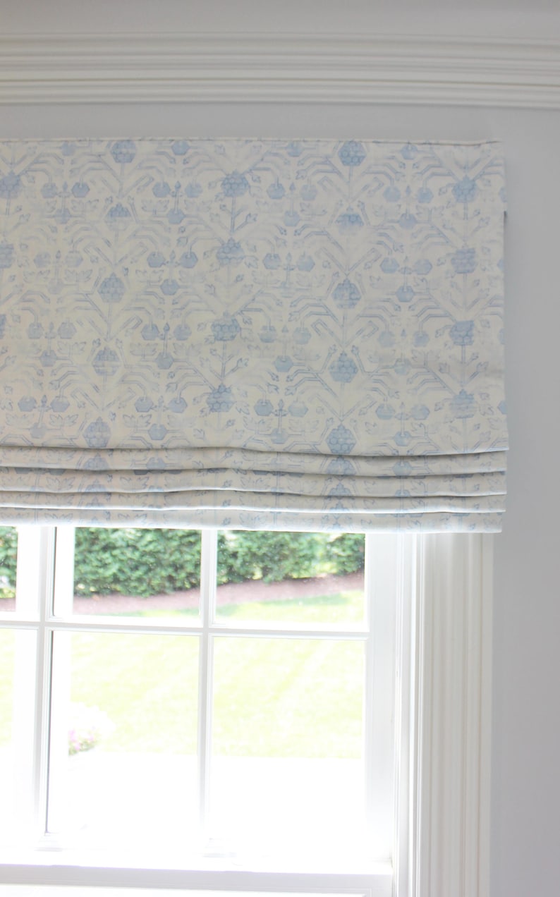 Custom Ikat Roman Shade Made to Order Etsy