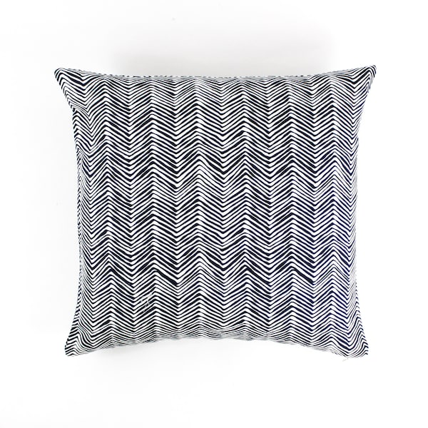 Zig Zag Blue White Etsy