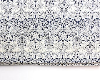 Robert Kime Brother Rabbit Blue Custom Roman Shade - Made To Order