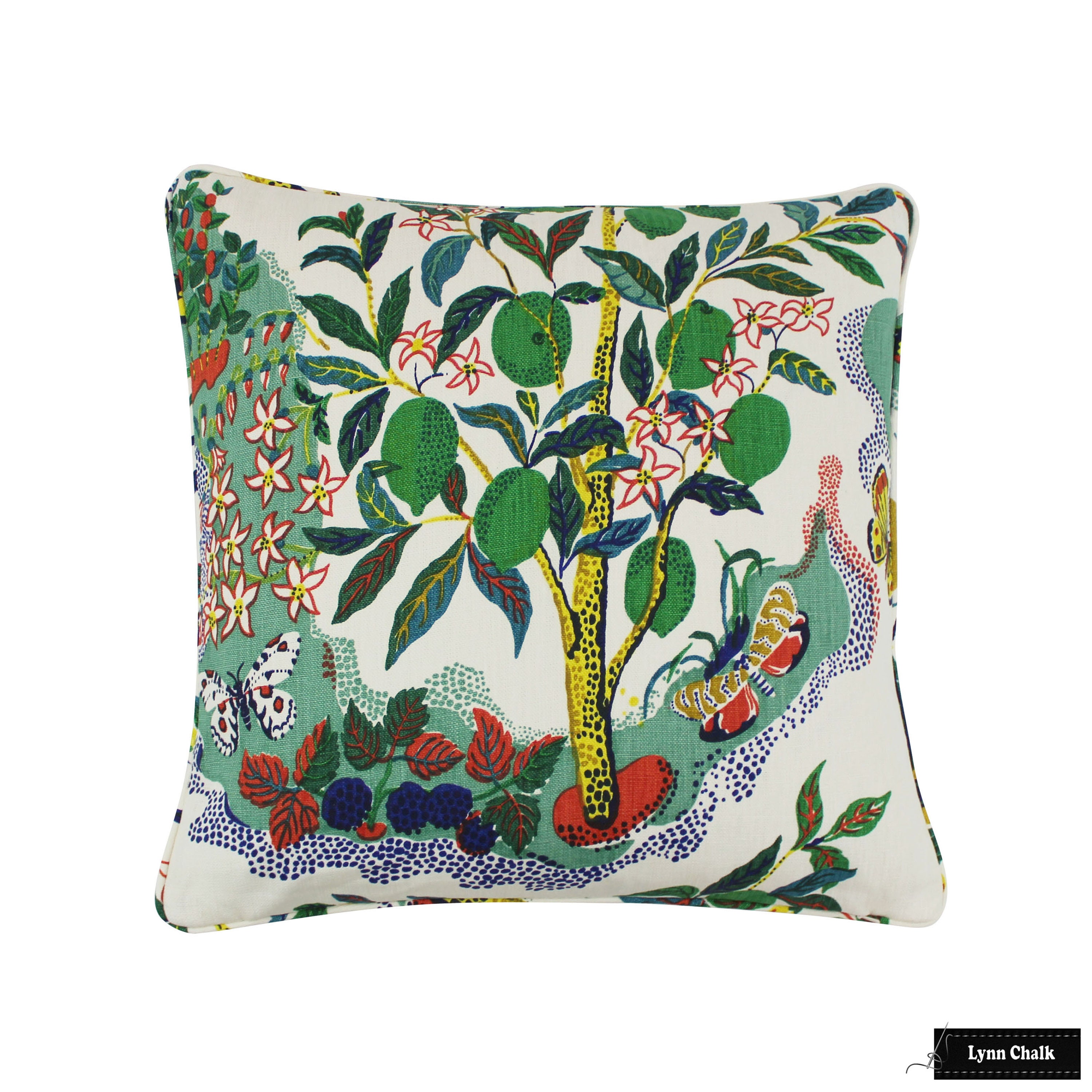 Schumacher Citrus Garden Custom Pillow With or Without Welting (both ...