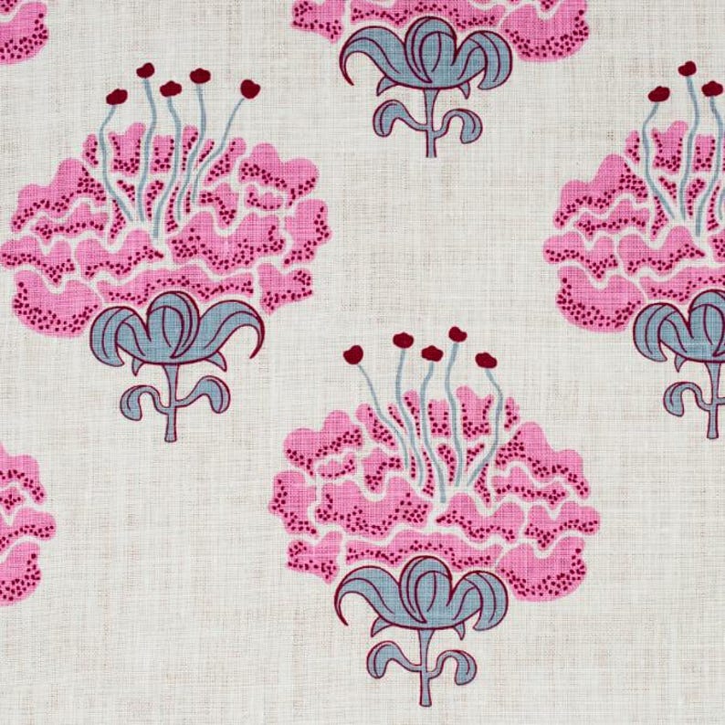 Katie Ridder Peony Custom Pillow with or without welting (shown in Raspberry-comes in other colors) Contact Me To Order image 7