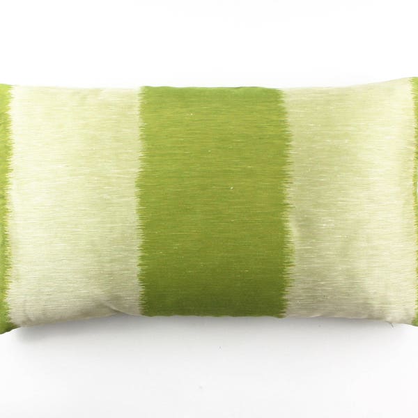 ON SALE - Celerie Kemble Bagan in Absinthe 12 X 24 Pillow  (Both Sides-Made To Order)