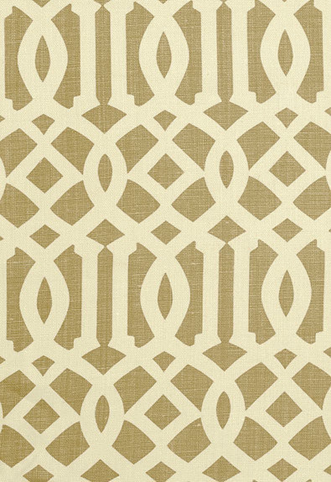 Schumacher Imperial Trellis Roman Shade (shown in Citrine... Comes in ...