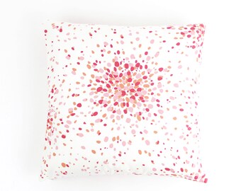 Lulu DK/Schumacher Jelly Bean Pillows Both Sides (shown in Pink Lemonade-also comes in Ocean/Turquoise)