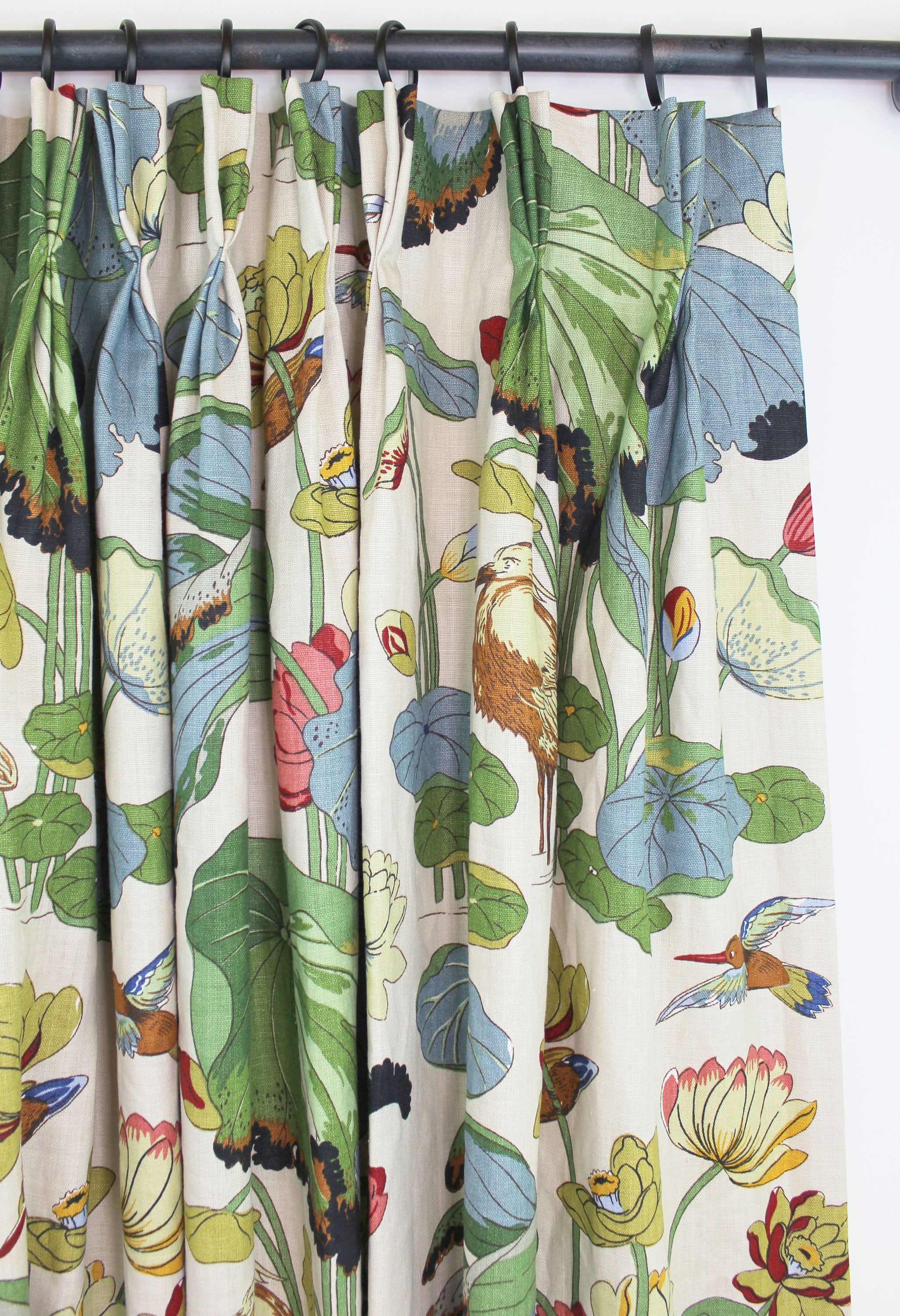Lee Jofa/gp & J Baker Nympheus Custom Drapes (shown in Stone