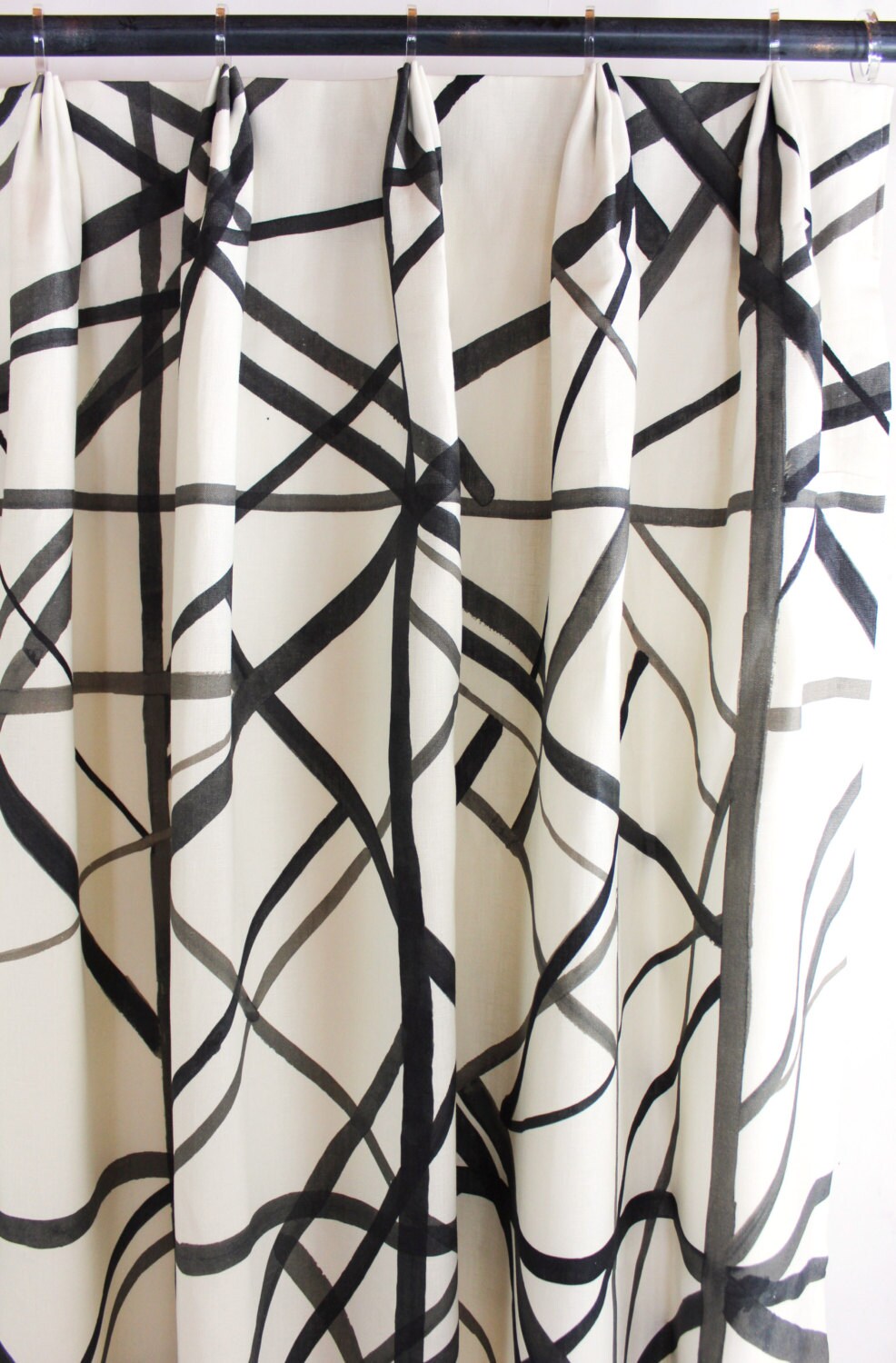 Kelly Wearstler for Lee Jofa Custom Pleated Drapes in