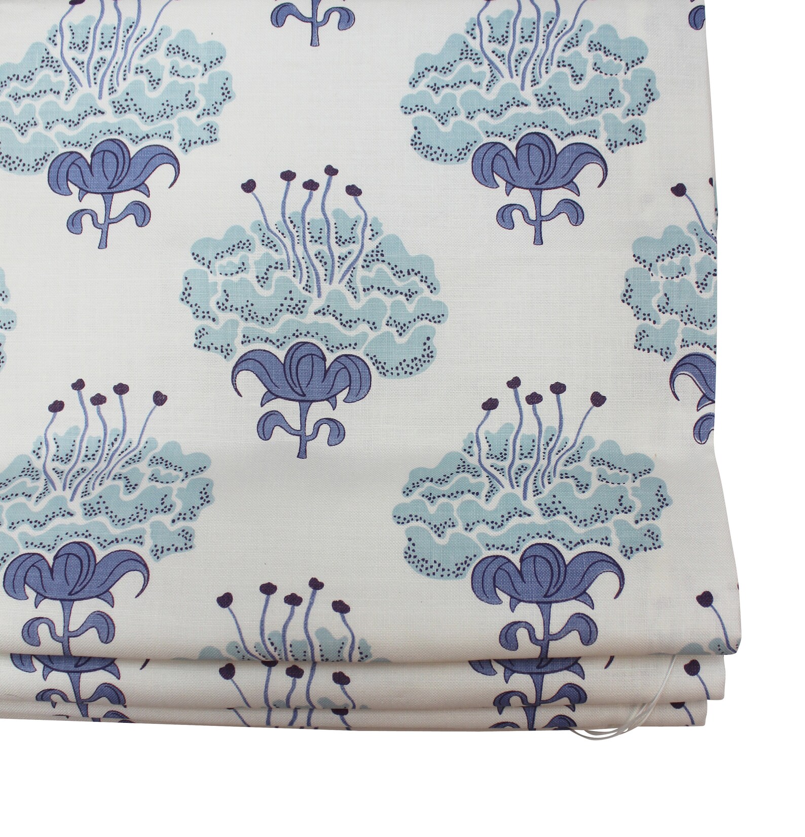 Blue Raspberry Shades Katie Ridder Peony Custom Roman Shades (shown in Raspberry With Blue ...