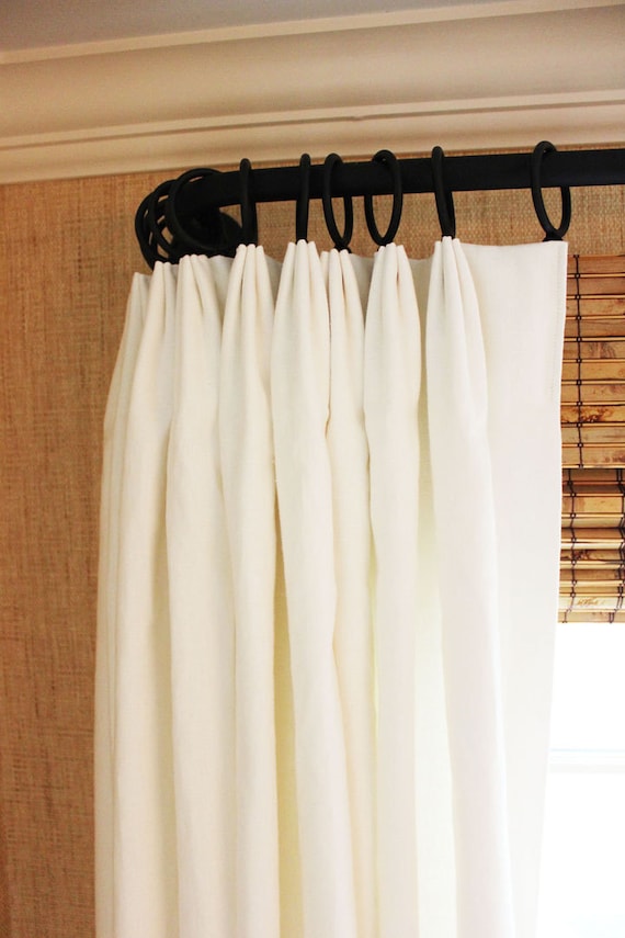 Custom Fan Pleated Drapes In Kravet Linen Comes In 50 Colors Etsy