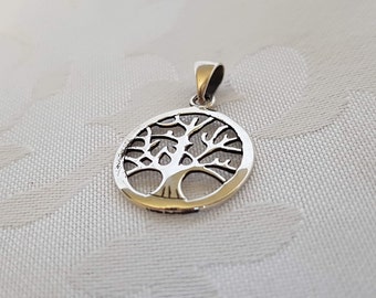 Sterling Tree of Life Pendant, Sterling Silver Tree of Life Pendant, Tree Pendant, Tree of Life Pendant, Pendant