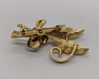 Vintage Coro Flower Brooch with Pearl - Etsy 日本