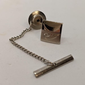 Sterling Silver Tie Pin, Tie Tack