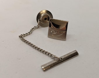 Sterling Silver Tie Pin, Tie Tack