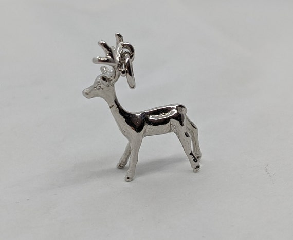 Reindeer Charm Sterling Silver Reindeer Charm Sterling Silver