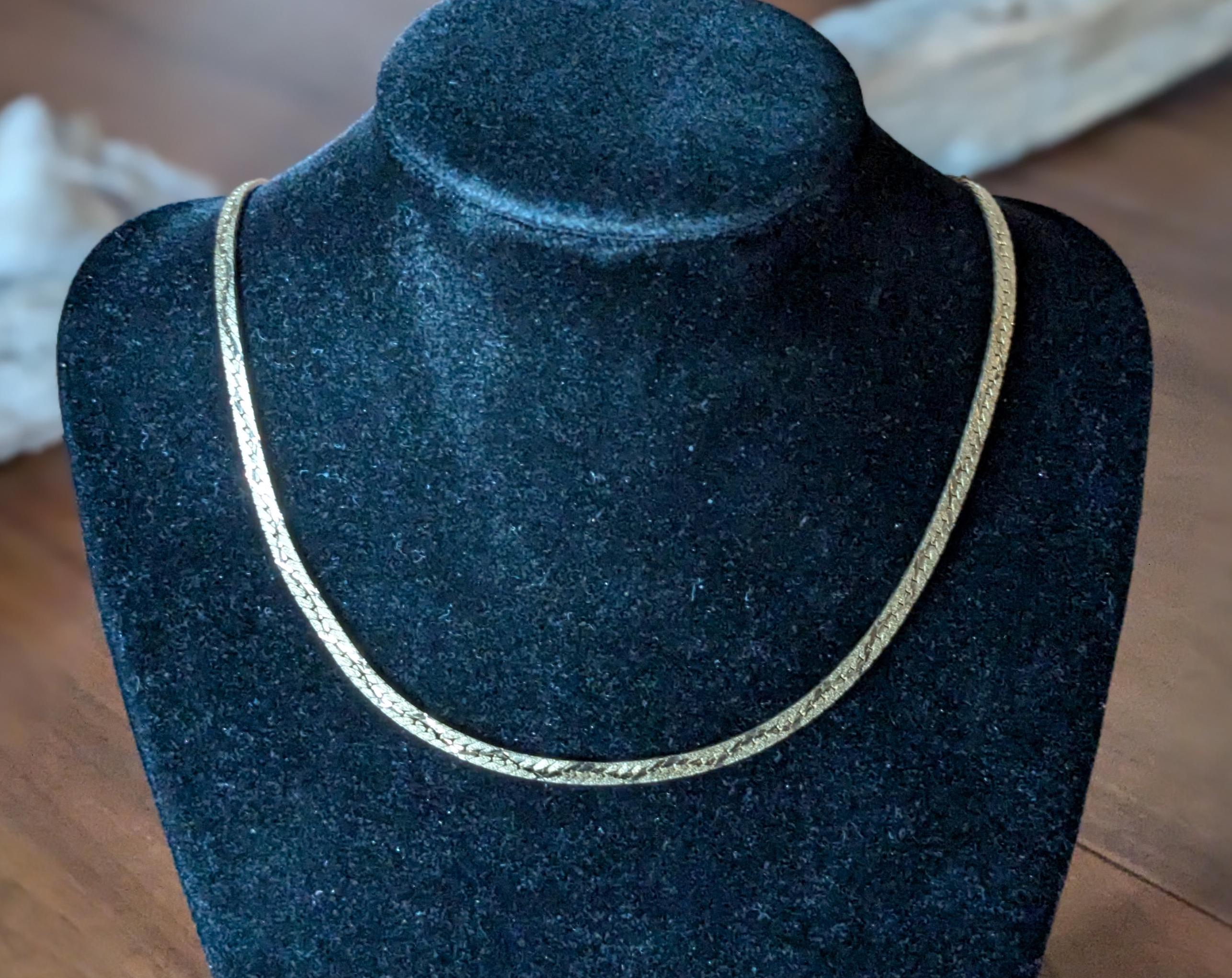 Vintage Gold Filled Sterling Choker 13