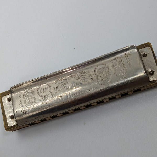 Vintage Harmonica M. Hohner Marine Band Made in Germany