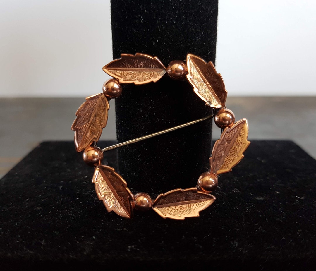 Copper Wreath Brooch Bell Trading Post Bell Trading Post Mid Etsy Canada