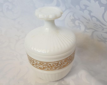 Milk Glass Vanity Dish, Milk Glass Candy Dish, Milk Glass