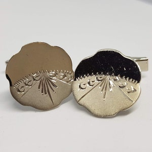 Vintage Sterling Silver Cuff Links