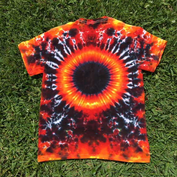 Adult Medium Unisex Ring of Fire Tie 
