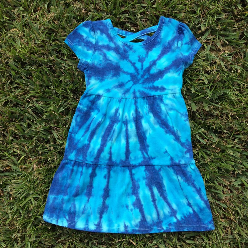 Turquoise and Royal Blue Dress