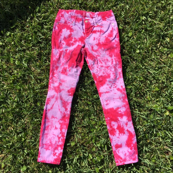 Pink Jeans Etsy